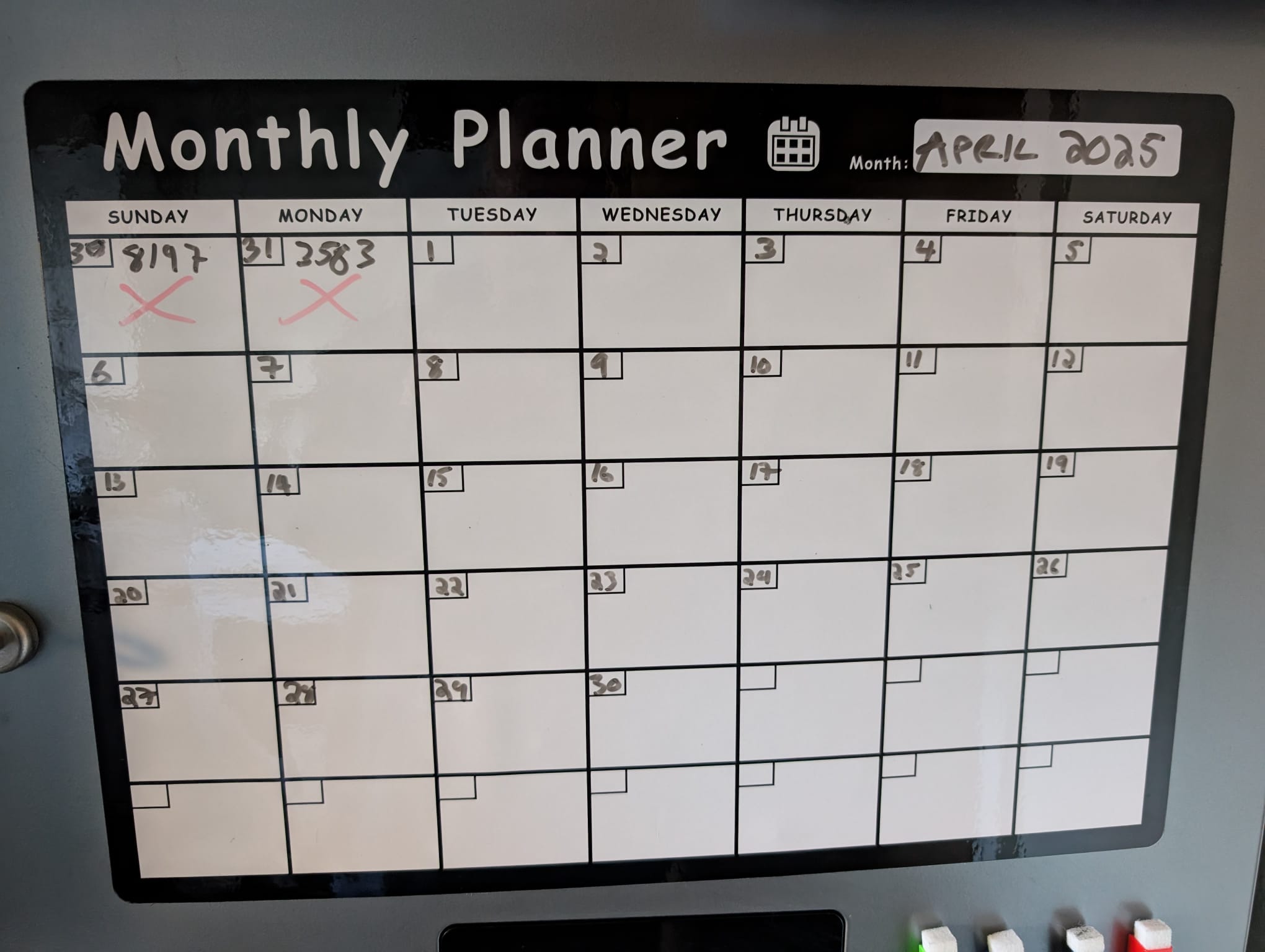 Day 93 – Regrouping for April